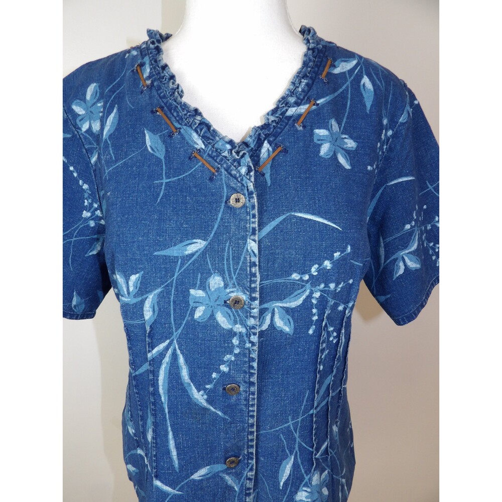 Vintage Denim 'Requirements' Top / Size Large